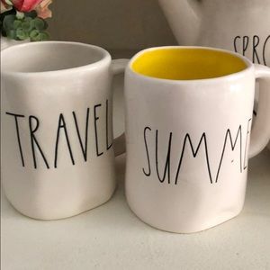 Rae Dunn travel and summer mugs